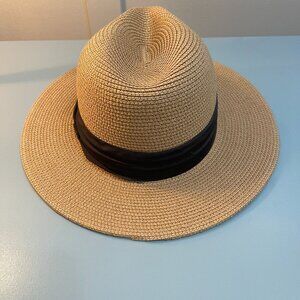Wide Brim Straw Hat | Panama Hat | Fedora | Beach Hat | Sun Hat | Summer Hat